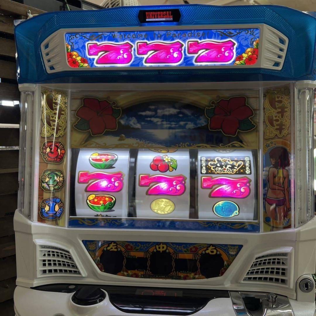 【パチスロ実機】アクロス★沖ドキ！トロピカル-25【不要機付】