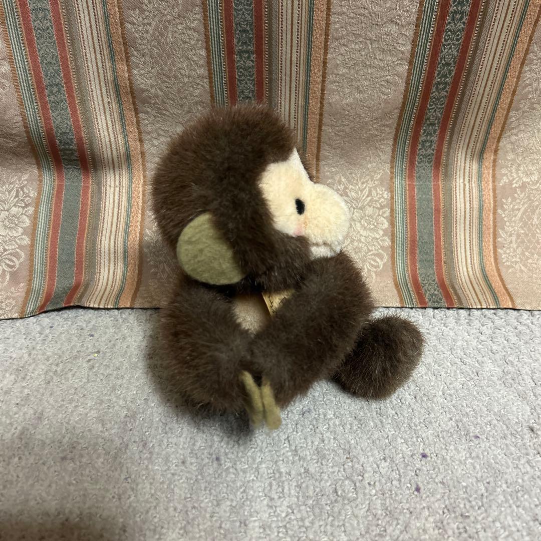 昭和 レトロ ぬいぐるみ 猿 バナナ 吸盤 かわいい 5体