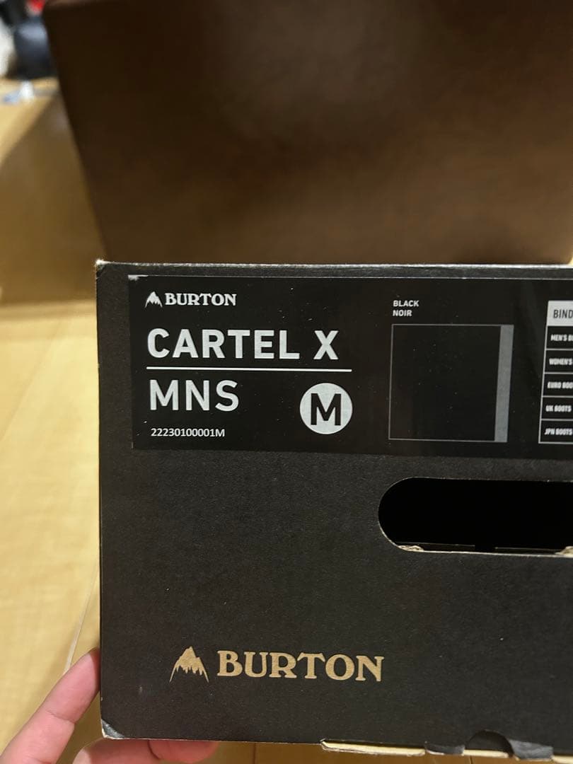 Burton ブラック バインディング　カーテルx