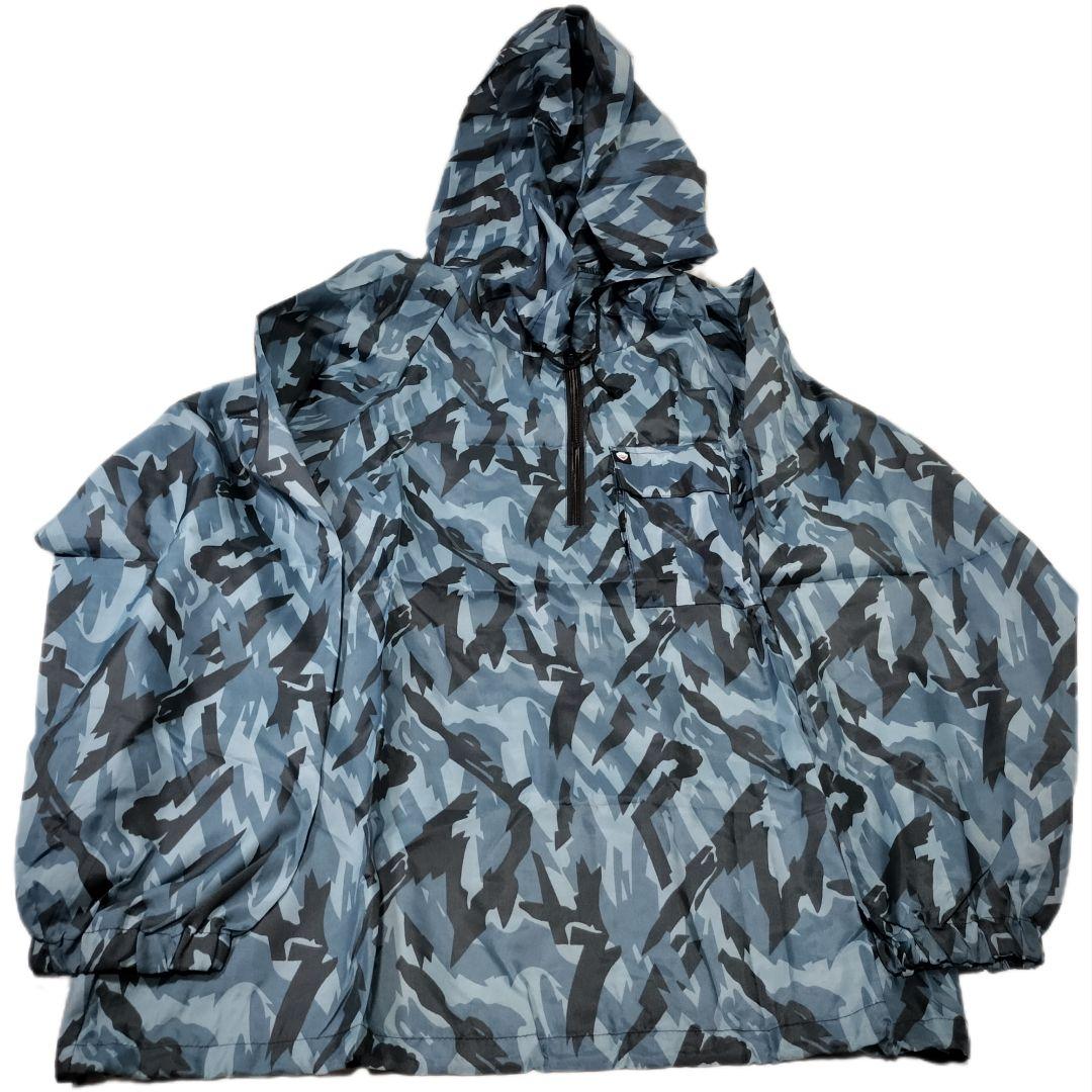 ロシア軍 実物 国内軍 NPO-SM製 СКЛОН-О 防風スーツ Lサイズ 青