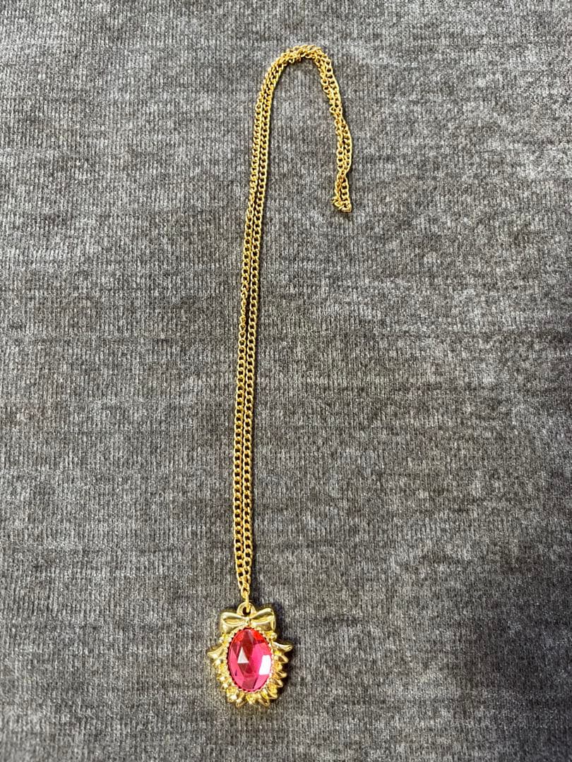 レア セボンスター ネックレス リボン ピンク 平成レトロ