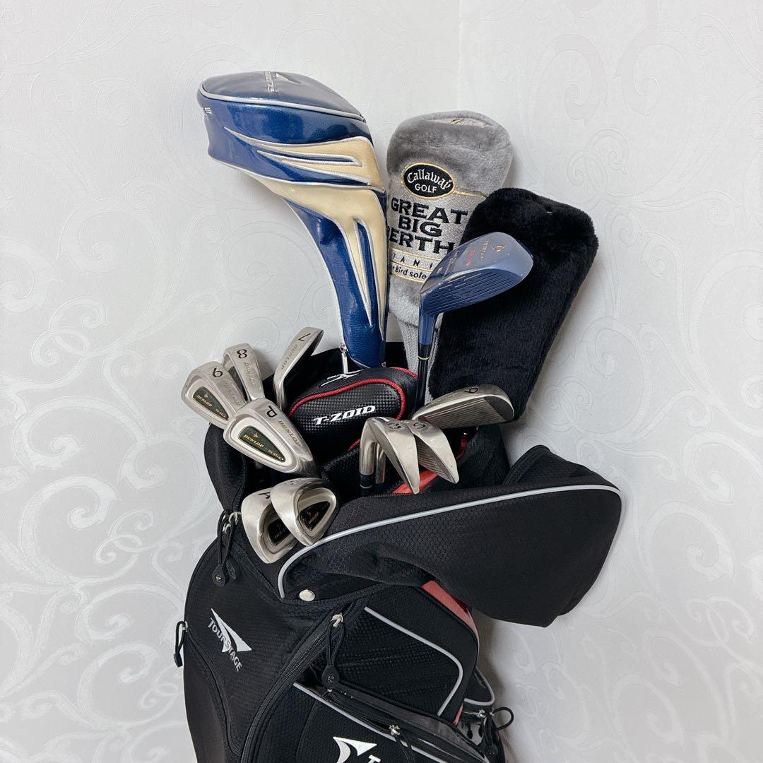ゴルフクラブ　14本フルセット　キャロウェイ　ワークスゴルフ　ダンロップ　ミズノ