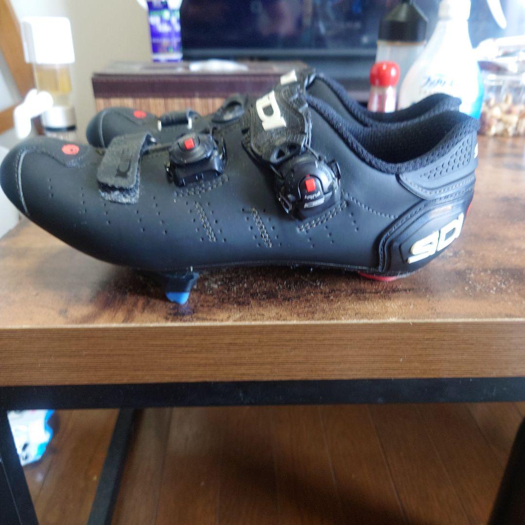SIDI エルゴ5 ビンディングシューズ 黒 セット おまけ付(踵パーツ予備)