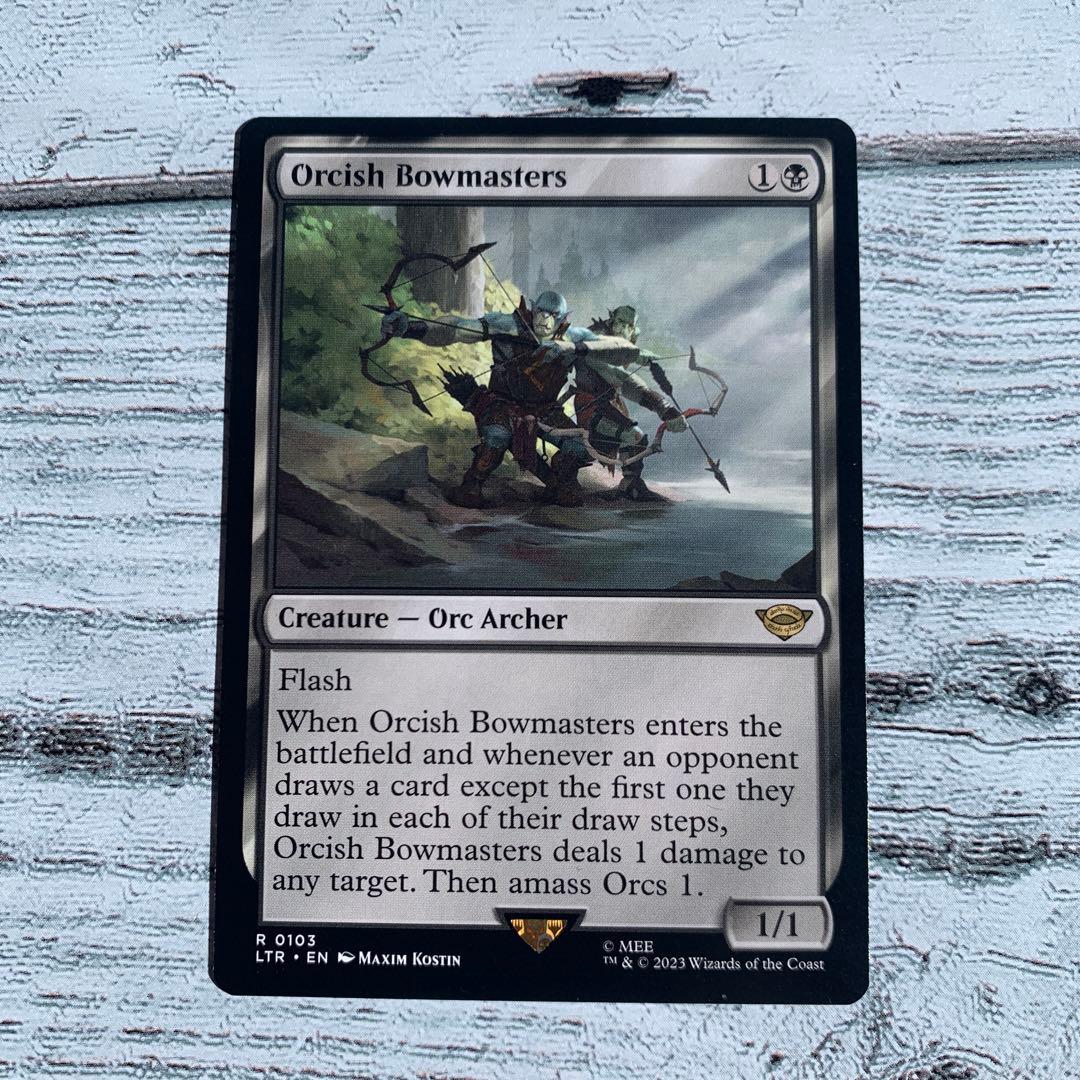 Orcish Bowmasters オークの弓使い英4 トークン付き引退品