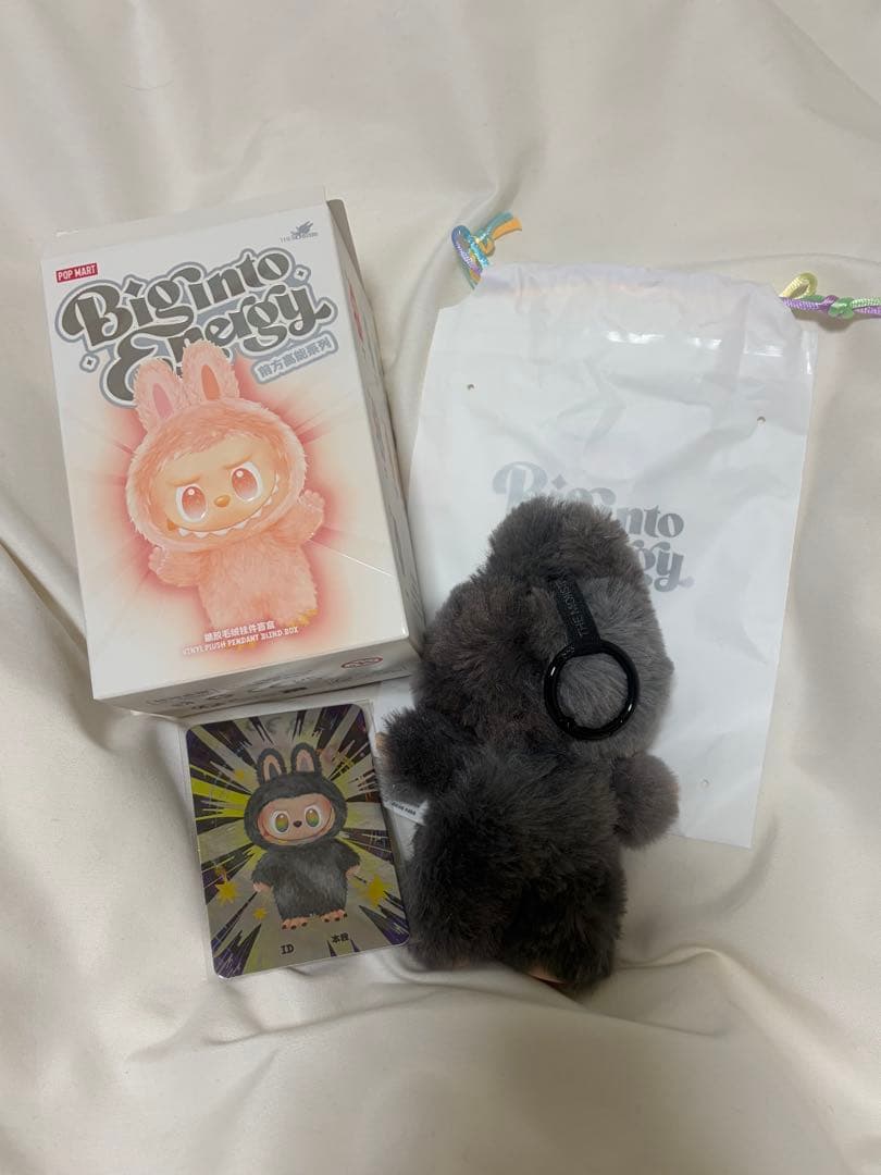 正規品　純正　POP MART Kasing エナジーラブブシークレット グレー