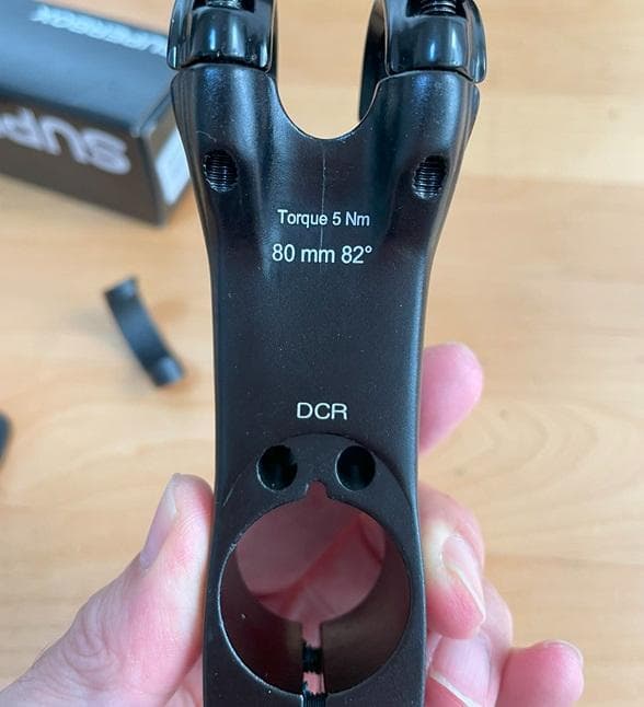 デダ(DEDA) SUPERBOX POB 31.7 DCRステム80mm 美品