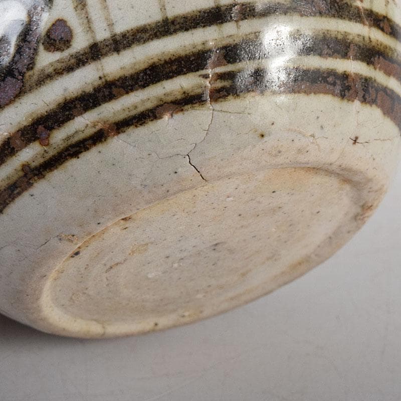 タイ古陶磁　スンコロク　宋胡録　香合　蓋物　時代箱　V　R8148