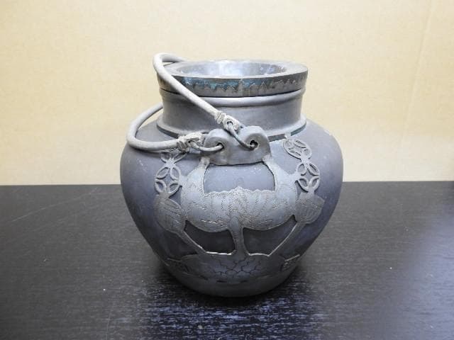 錫　朱泥水注　MA393