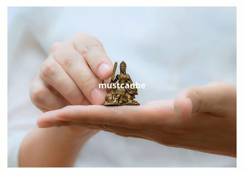 仏教美術 仏像 文殊菩薩仏像 銅製品 工芸品 置物