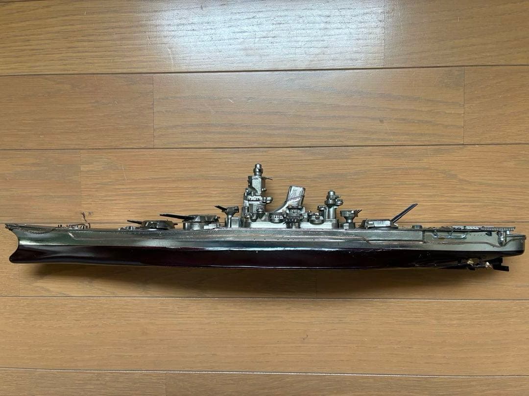 【希少ジャンク】戦艦大和 金属模型 約47cm 現状品 本体のみ