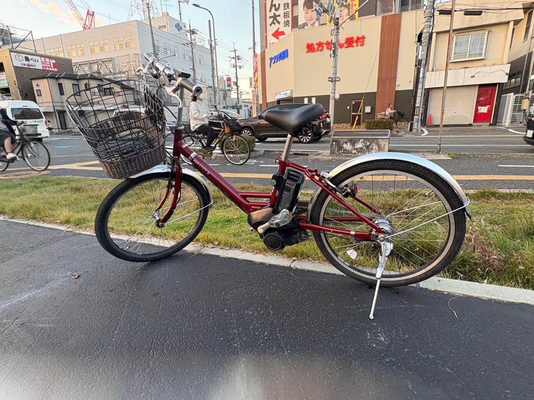 中古24インチYAMAHA電動アシスト自転車　12.3Ah 大阪