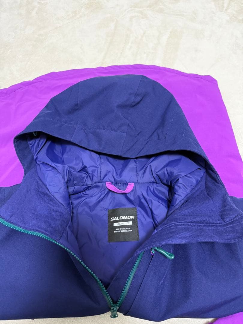 【美品】SALOMON サロモン スノボ スキー ウェア Sサイズ