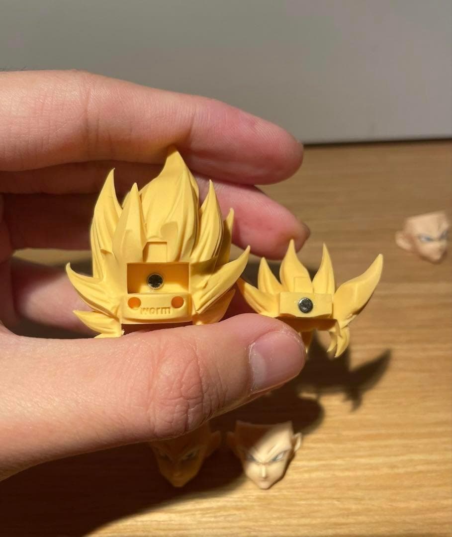 S.H.Figuarts用 孫悟空スパーサイヤ人2 ヘッドパーツ