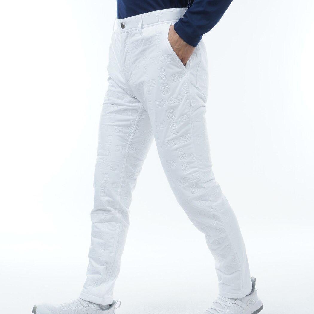 ピンアパレル　PING APPAREL　ゴルフ　中綿ストレッチパンツ　モノグラム