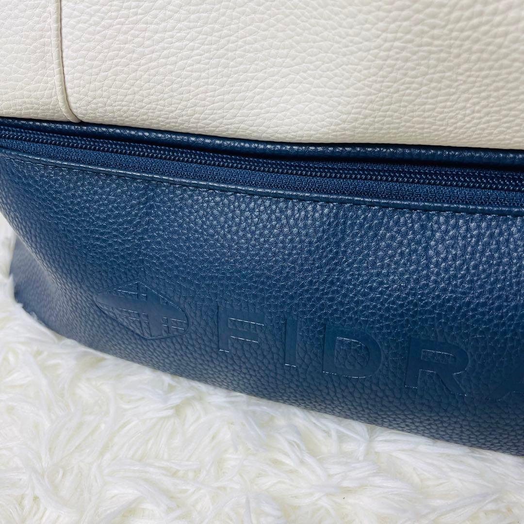 FIDRA フィドラ 3WAY トート リュック ショルダー 白ネイビー