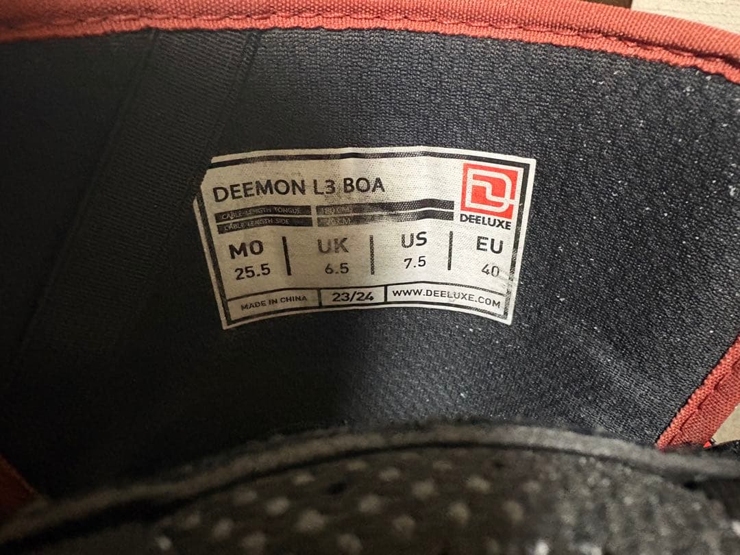 DEELUXE DEEMON L3 BOA CTF 25.5センチ 23-24