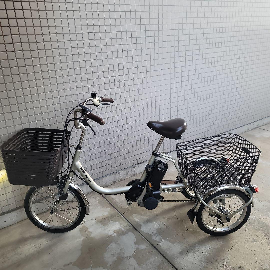 2023 パナソニック 三輪ワゴン 電動自転車 新型 大容量 三輪車 電動三輪