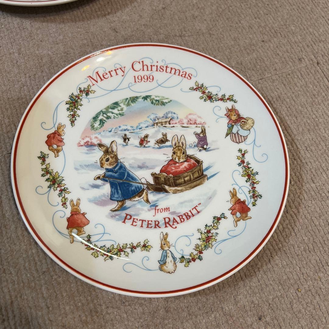 ちゃうこ　未使用　ウェッジウッド　ピーターラビットクリスマスプレート