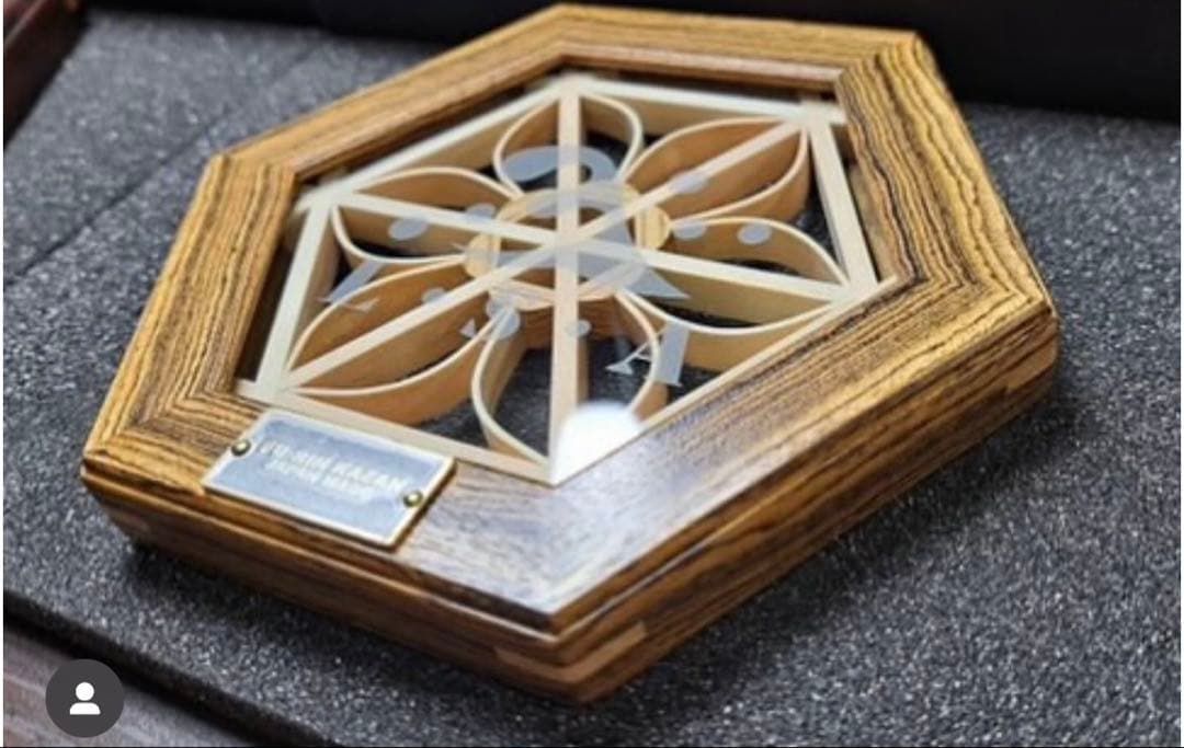 FU-RIN KAZAN ヘキサコースター 梅グラス