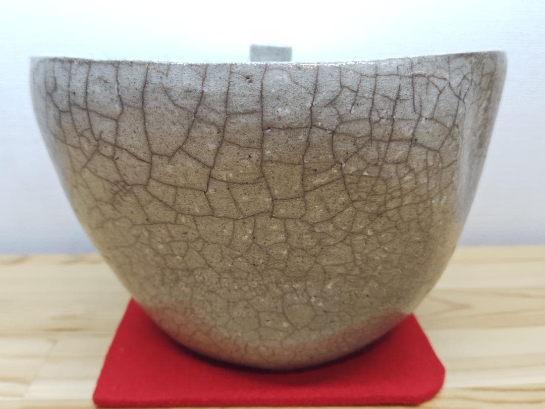 送料込【逢絢亭】茶道具 水指 大樋焼 白釉 裏千家書付 大樋年雄 共箱入り