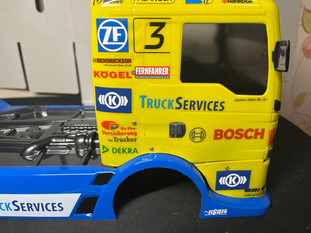 TAMIYA TEAM HAHN RACING MAN TGS ボディ　完成品