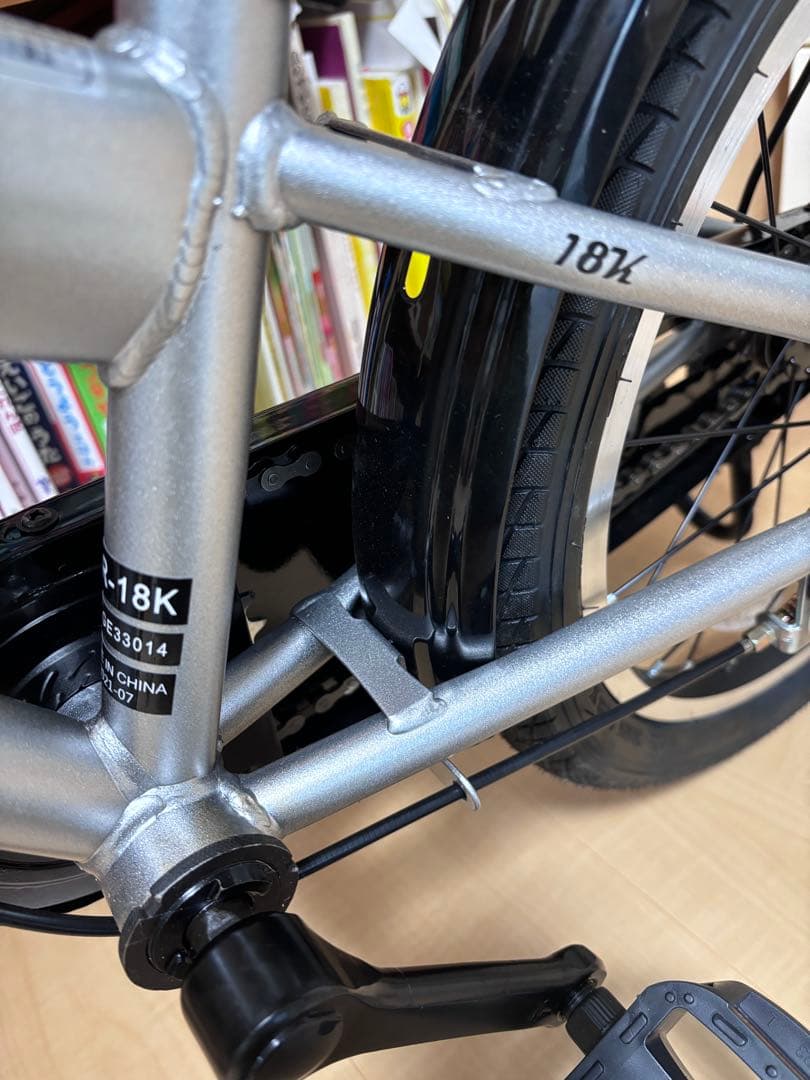 【2025/1/2購入】幼児用自転車 Cromo 18インチ 折り畳み補助輪