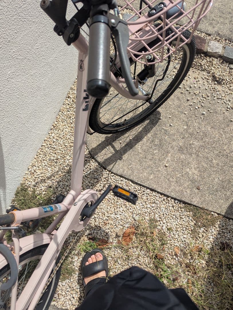 ビッケ　ピンク 幼児用自転車 前面バスケット付き