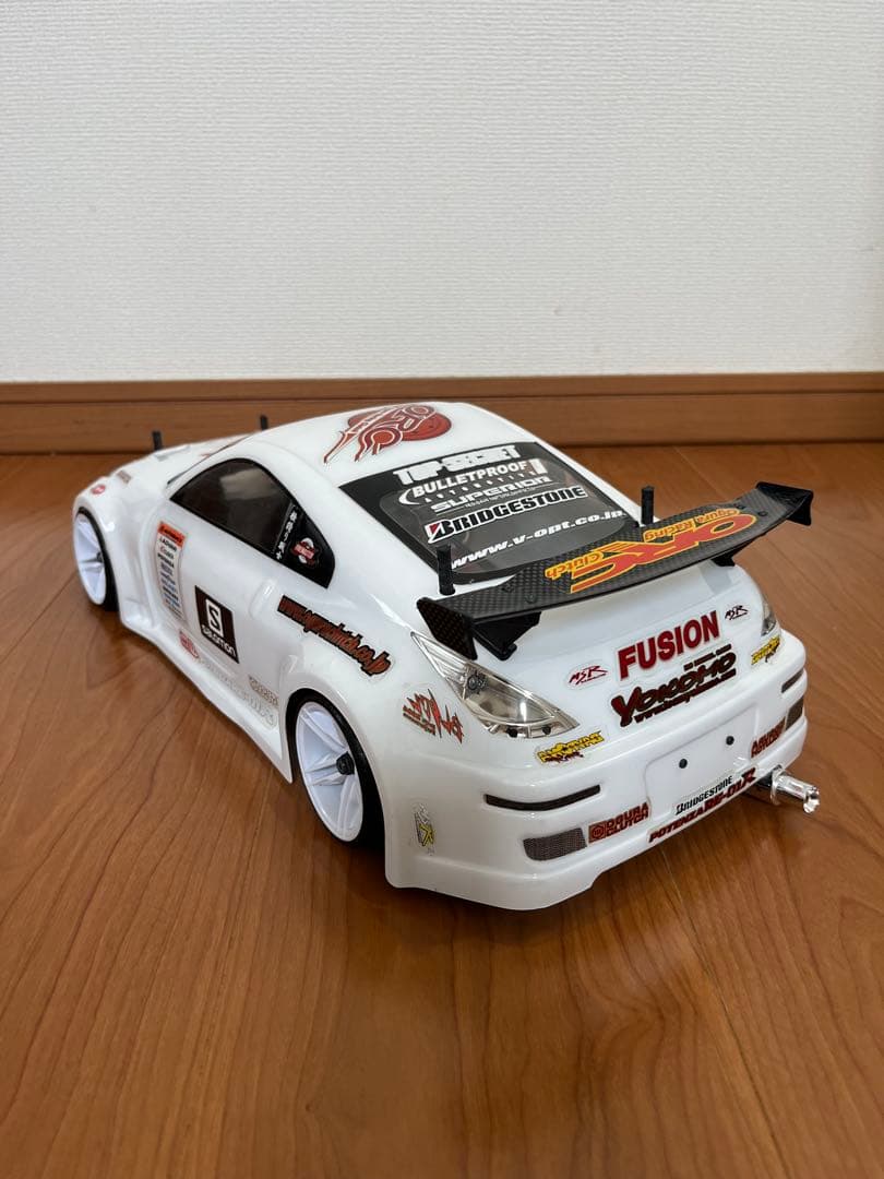 1/10 ラジコンドリフト ドリパケ Z33 LED電飾付おまけボディER34