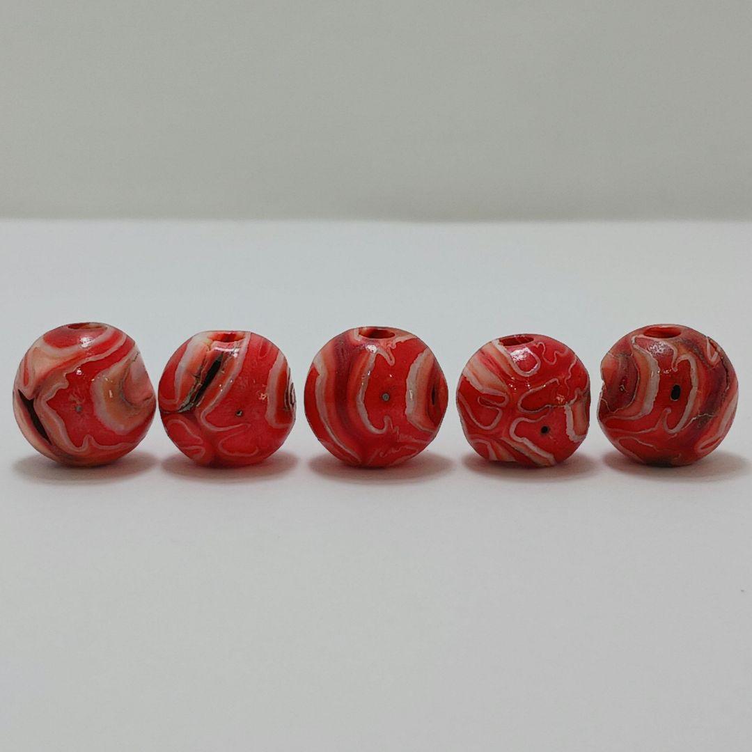 鶴天 提げ物 緒締 5個セット 直径13～14.5㎜ 総重量17.7g　ね