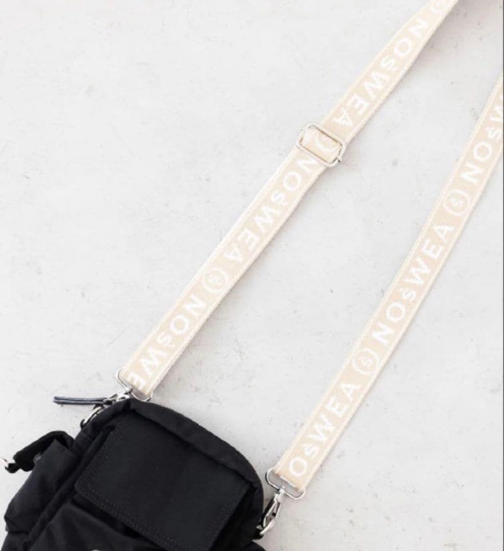 NOśWEA (ノースウェア)花村想太 スマホショルダーストラップ 【ベージュ】