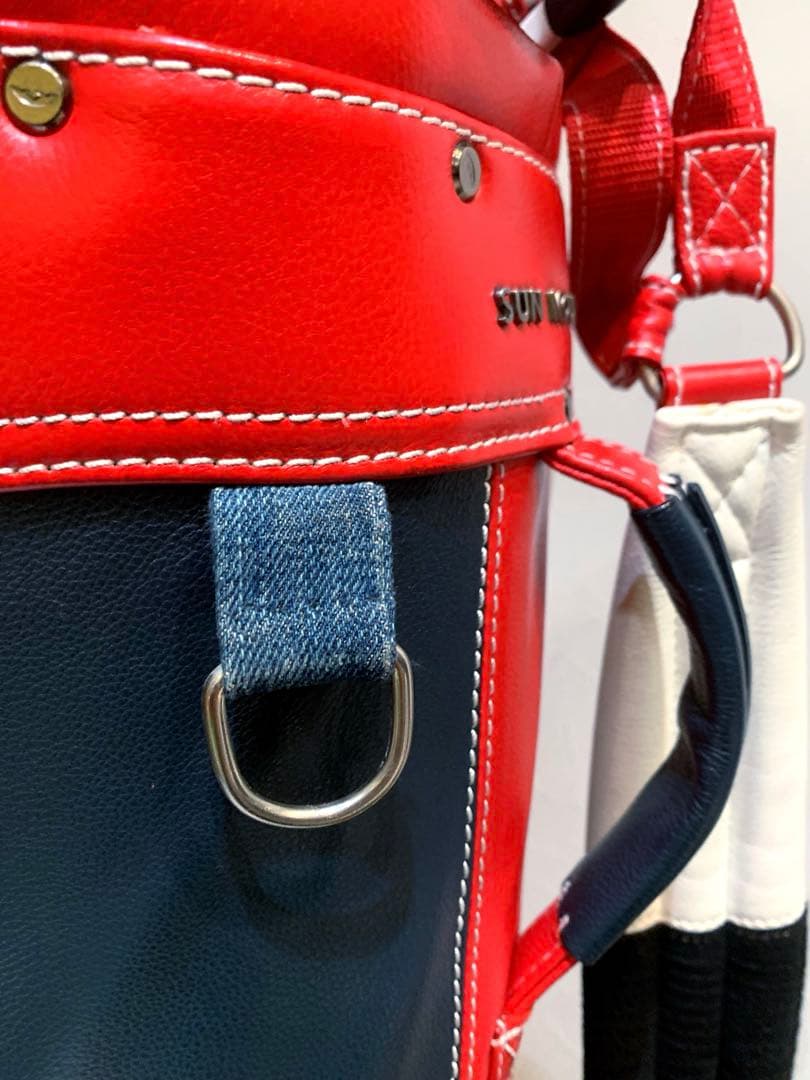 ほぼ未使用　完全完売　サンマウンテン　本革/レザー　キャディバッグ