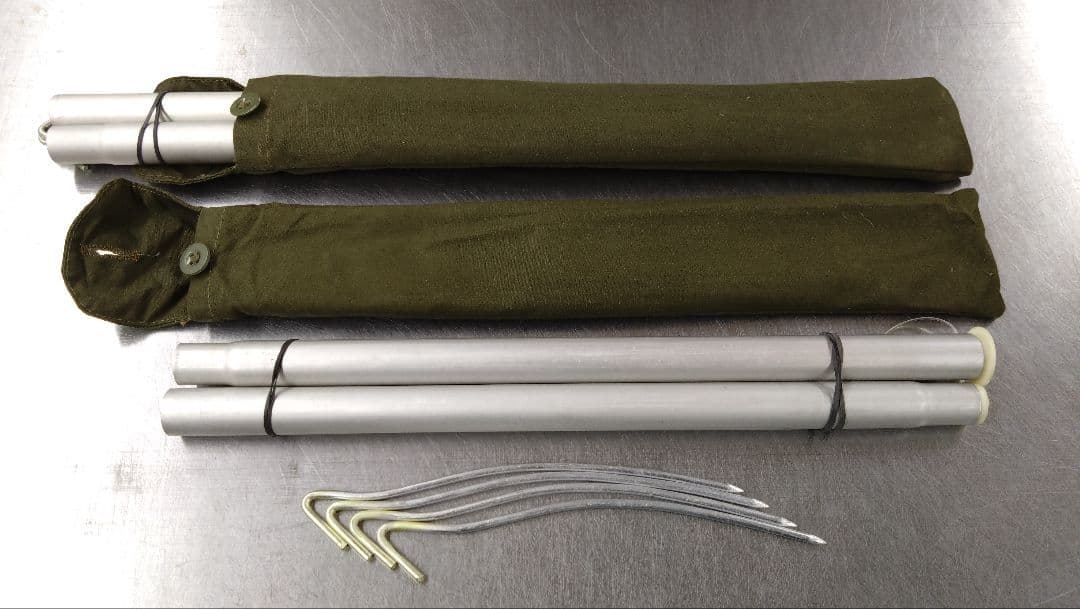 ネイビーカラーポーランド軍ポンチョテント一式 サイズ3 パップテント 軍幕