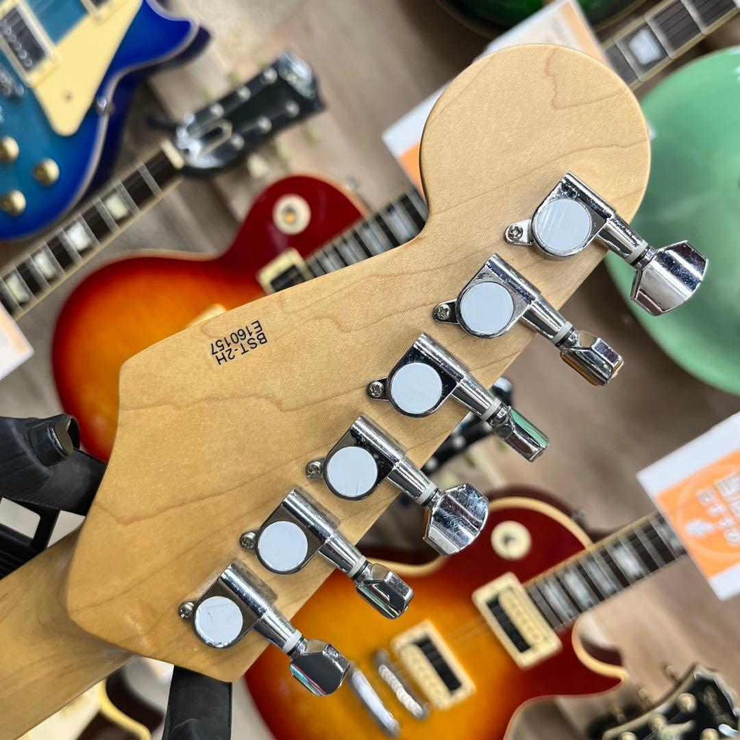 【11423】 BUSKER'S ストラトキャスタータイプ キルテ レッド