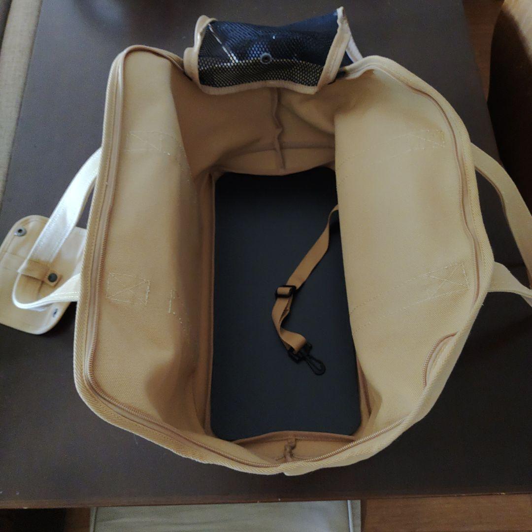 free stitch キャリーバッグ M ベージュ