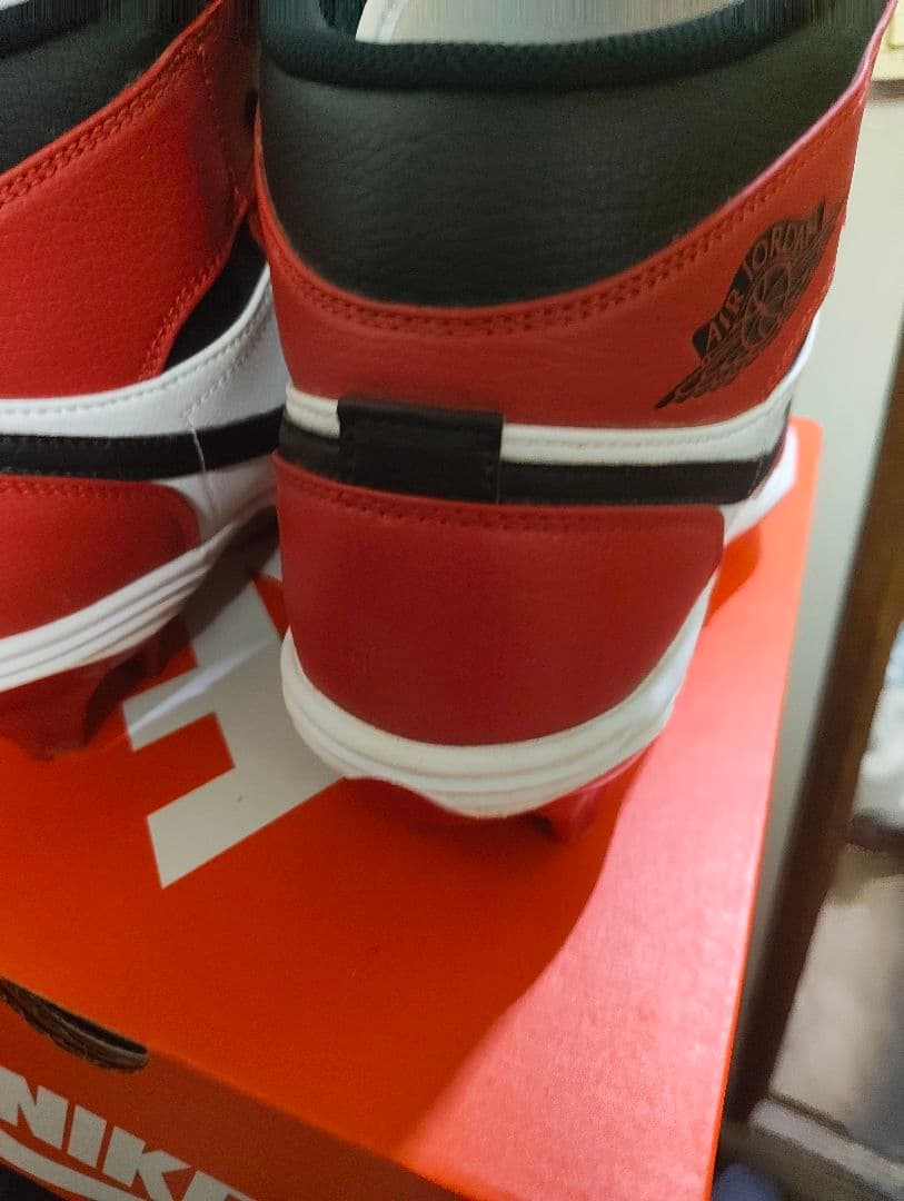 エアジョーダン1 野球用スパイク＋シューズボックス　希少サイズ