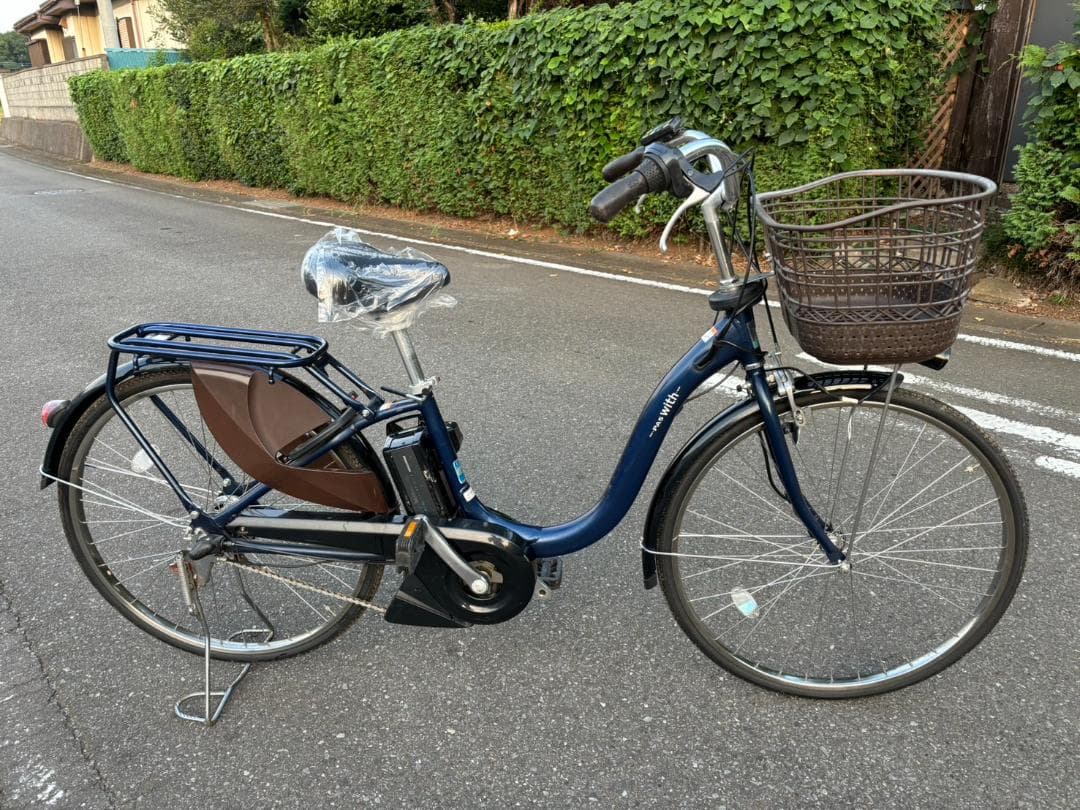 目黒までのお届け代込み　PAS WITH　12.3Ah　26インチ　電動自転車