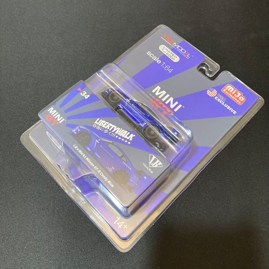 ミニカー MINI GT LB Works Nissan GT-R Candy Blue