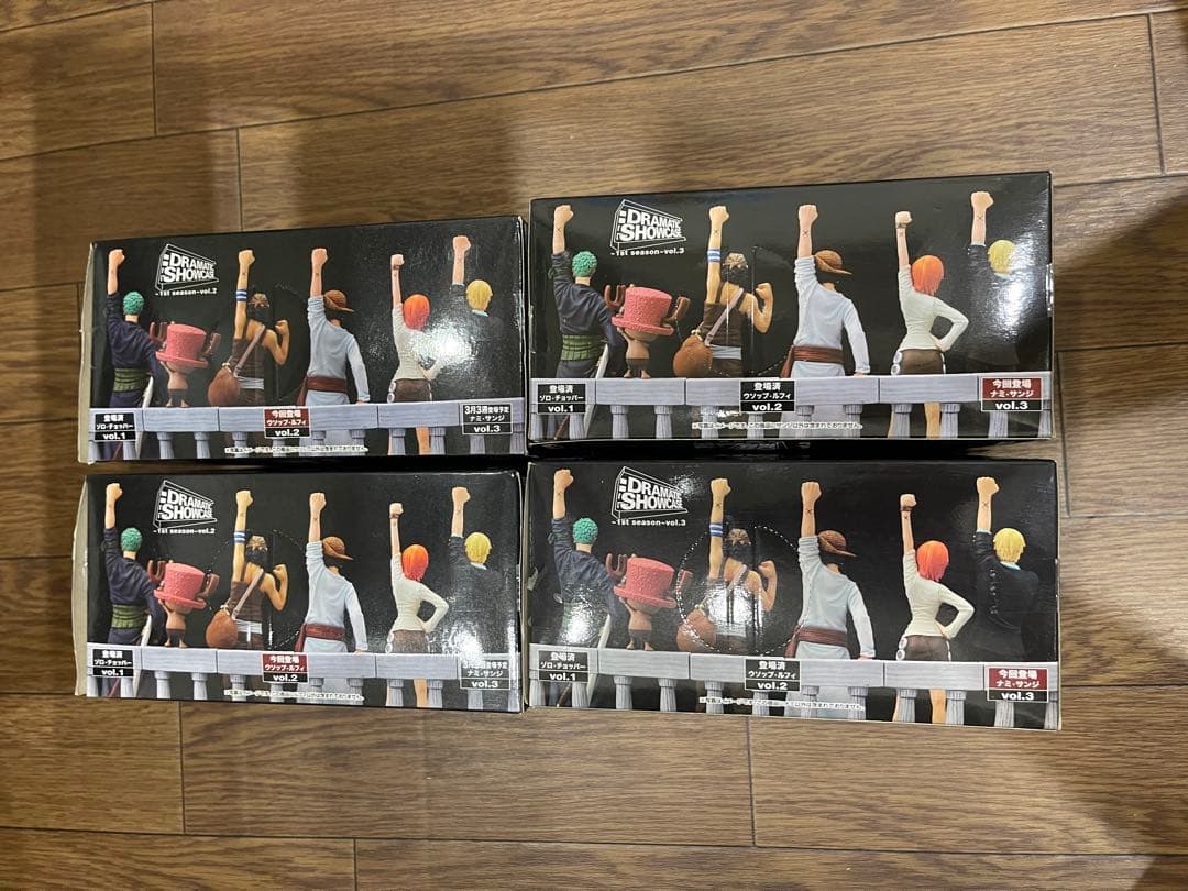 【期間限定値下げ)】ワンピース　DRAMATIC SHOWCASE 4体セット