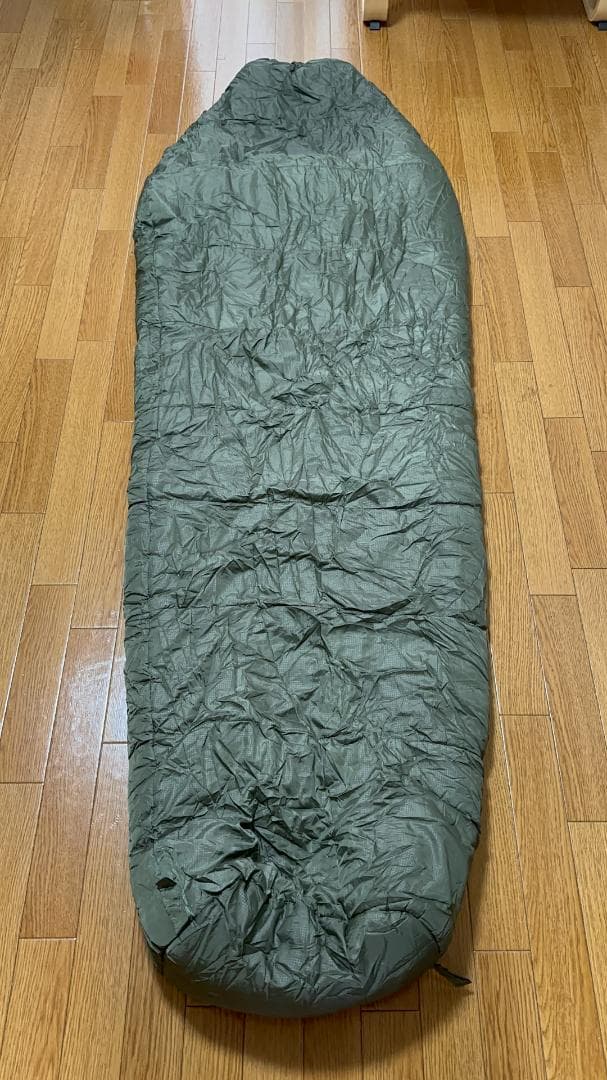 Qualz 冬用寝袋 -2℃ マミー型 オリーブ