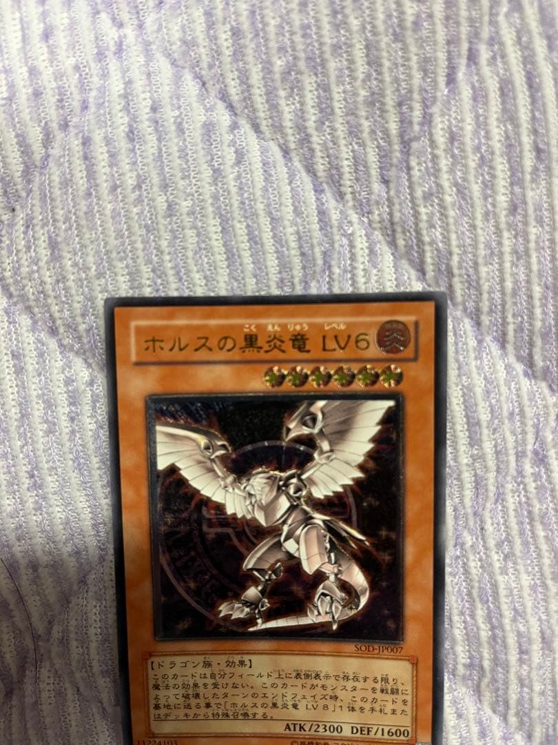 遊戯王カードホルスの黒炎竜LV6
