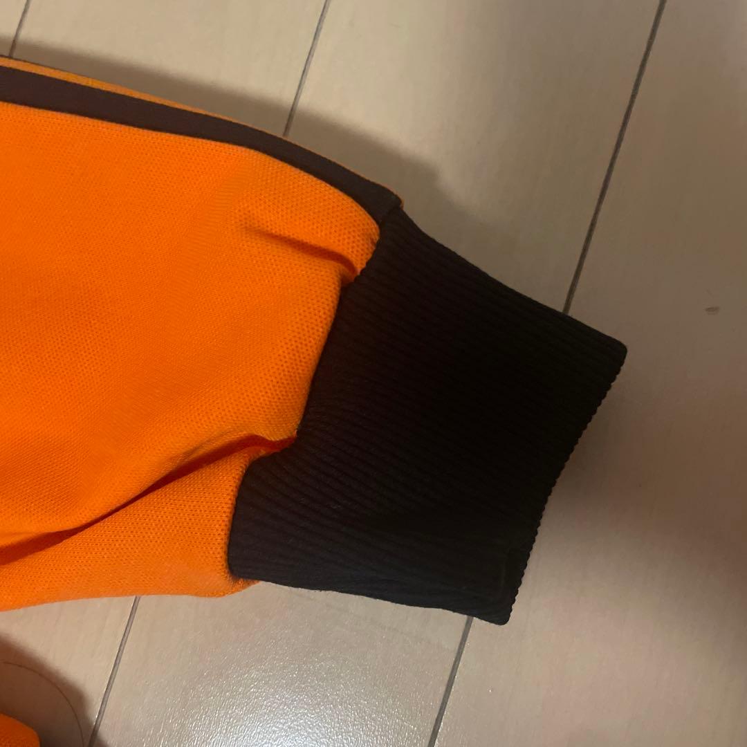 超美品 adidasトラックジャケット オレンジ 西ドイツ デサント 小松菜奈着