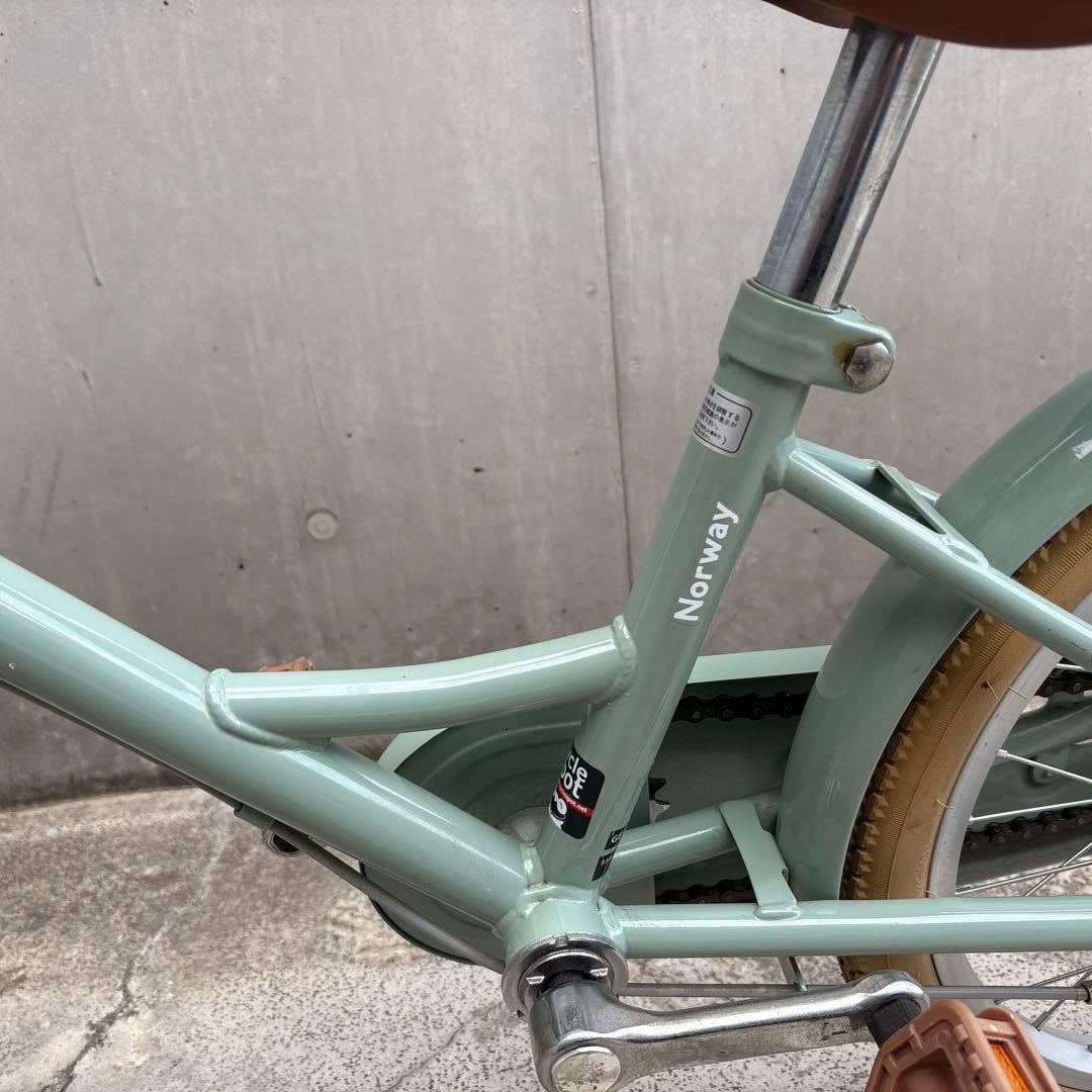なかこさん専用子供自転車 18インチ Norway MOSS 幼児 カゴ