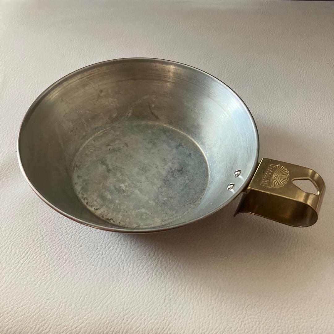 希少旧ロゴ FIRESIDE コッパー シェラカップ 500 リッド　セット