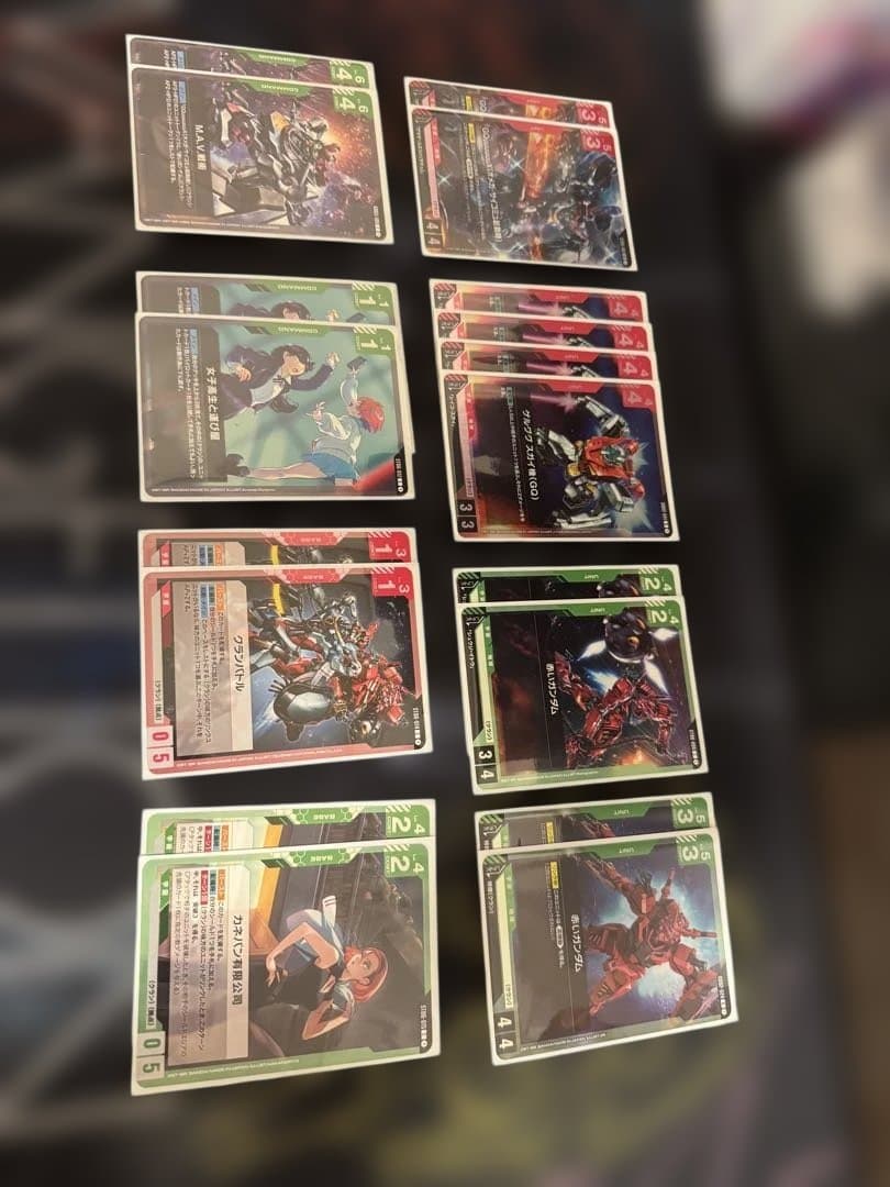 ガンダムカードゲーム　クランデッキ　調整カード付き