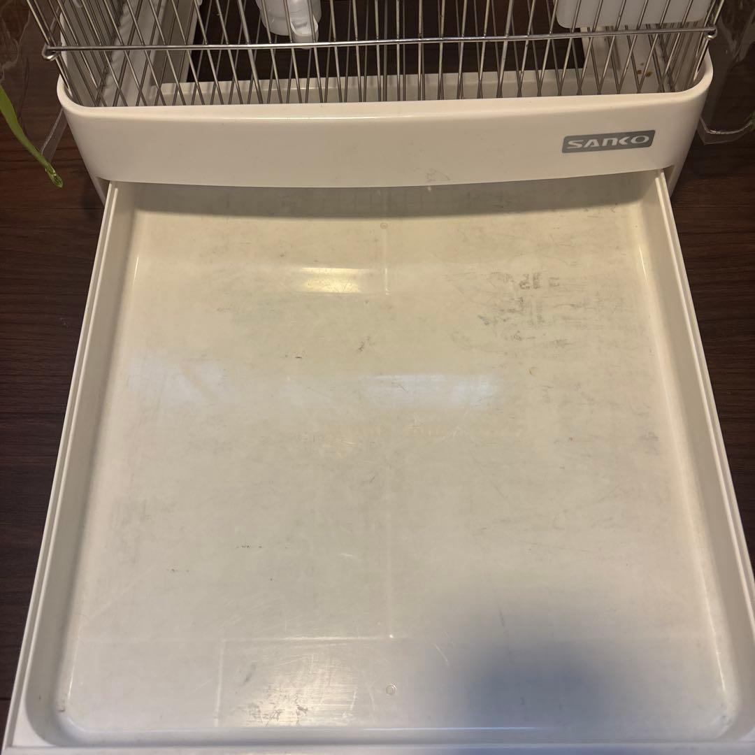【SALE中:配送日数相談可】SANKO 中型ケージ 給水器・餌入れ付き