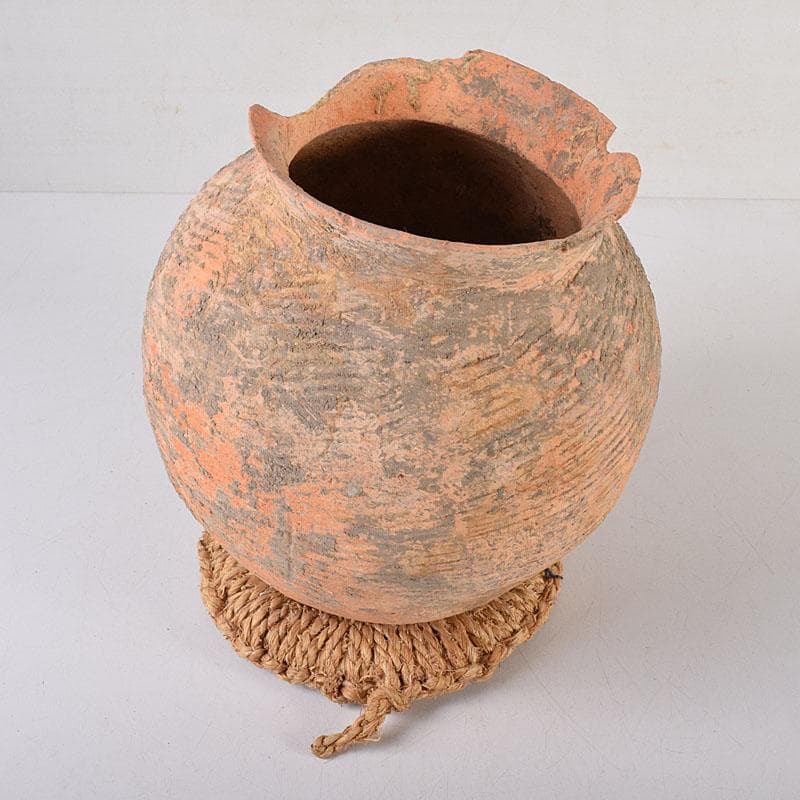 タイ古陶磁　バンチェン土器　アンダーソン土器　壷　台付き　C R8688H