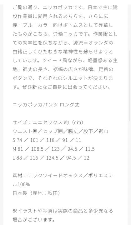 東京事変　選ばれざる国民服　労働ニッカ(おまけあり)