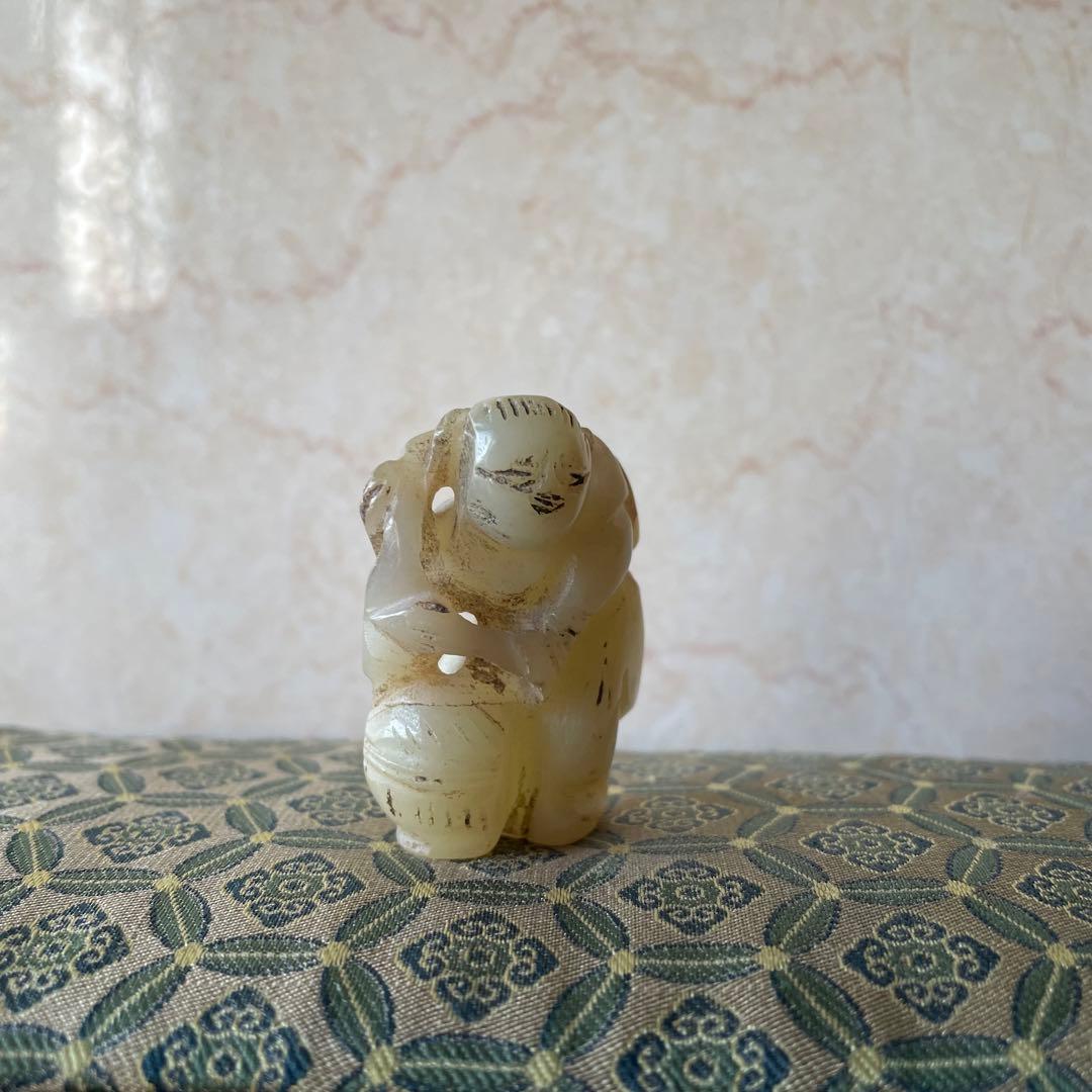 古玉　砡　アンティーク　人物　古玩　古美術　古砡　中国　China