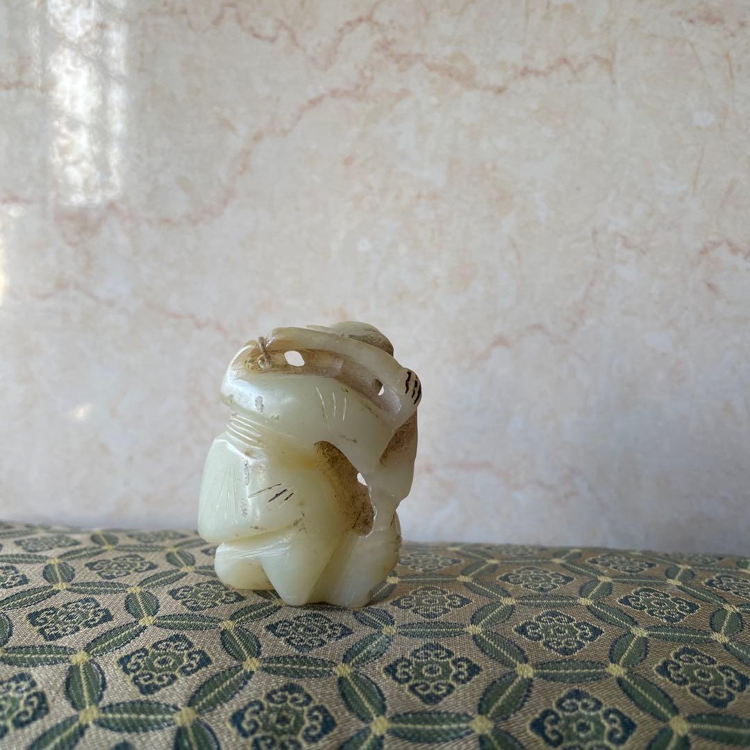 古玉　砡　アンティーク　人物　古玩　古美術　古砡　中国　China