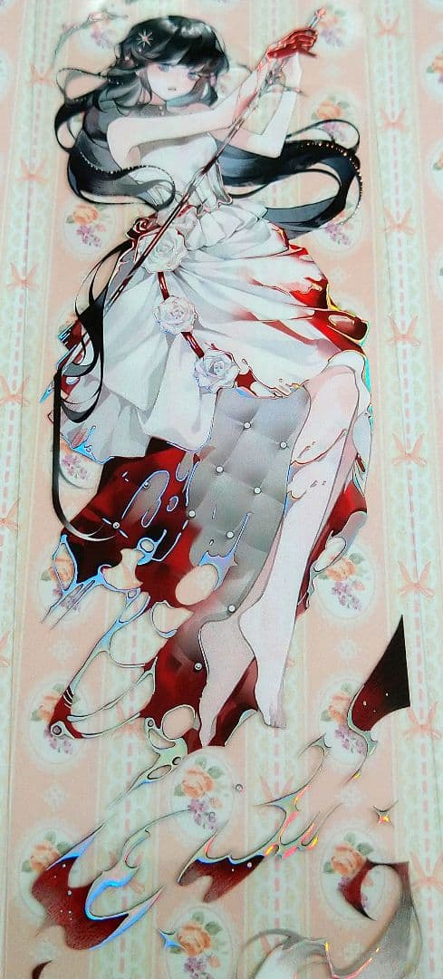 J739＃孤城碎影(镭射银)第九航道切り売り海外人物マステ女の子